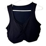 Gap Athletic Women’s Black Padded Lounge Black Sports Bra Sz L Photo 0