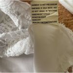 Solitaire SWIM White Cold Shoulder Tunic Cover-Up Lace Inserts Size M Photo 5