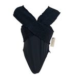Anthropologie  Lilly Smocked One-Piece Swimsuit Black Photo 1