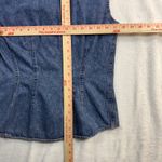 American Eagle Vintage M Denim Zip Vest Y2K Grunge Western Punk 90s Streetwear Photo 4