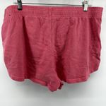 Nike Washed Running Shorts Logo Patch Pull On Side Slit Athletic Pink Large Photo 5