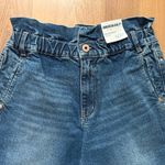 American Rag Womens Sculpt Stretch Blue Denim Ruffled Waist High-Rise Jeans NWT Photo 4