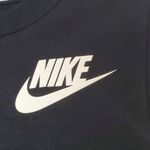 Nike Rally Sportswear Black Skyscraper Printed Fleece Shirt Dress Small Photo 2