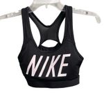 Nike Womens Black Logo Sports Bra Size Small Athletic Athleisure Workout Photo 0