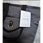 NEW PB Jeremiah Brent CONVERTIBLE DIAPER BAG 17" Gray Backpack Handbag Purse NWT Photo 6