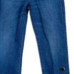 3x1  Hollow Higher Ground Grommet Boyfriend Crop Dita Jeans $365 Size 24 Photo 2