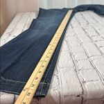 X2 Quality Denim Low Rise Dark Wash Wide Flare Leg Jeans Womens Size 2 R Blue Photo 11