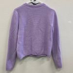 J. Crew Lavendar 100% cotton knit button down cardigan small #724 Purple Photo 7