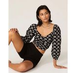 Hofmann Copenhagen Aruba Top Kiss Marks size 34 Black Photo 9