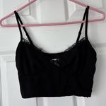 Princess Polly  Old School Love Crop Top Black Photo 2