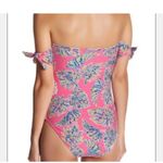 Ymi NWT Swimwear Sz S Beautiful One Piece Swimsuit Pink W Palm Print Tropical! Photo 1