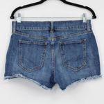 Old Navy  Floral Embroidered Cut Off Boyfriend Shorts Jean Denim Size 6R Photo 2