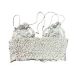 Free People Adella White Lace Crochet Bralette Crop Top Boho Festival S Photo 1