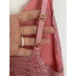 Soma Pink Lacy Nightie Lingerie Nightgown Size Large Adjustable Straps Coquette Photo 4
