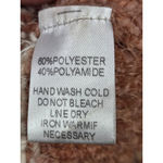 Newbury Kustom  Striped V Neck Sweater Pullover Peach Ivory Size Large Photo 3