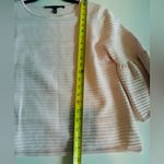 White House | Black Market Ribbed Bell
Sleeve Scoop Neck Sweater Top Sz S Photo 5