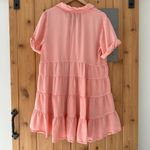 Pilcro Anthropologie ‎ Suzanne Coral Button-Down Dress Size Medium Photo 9
