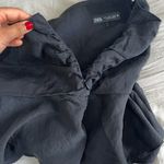 ZARA Black Ruffle Skirt w/ Built in Shorts Photo 4