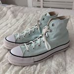 Converse Turquoise Teal Platform  Men’s 7.5 Women’s 9 Photo 2