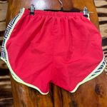 Nike  Red Athletic Shorts with Geometric‎ Trim Photo 1