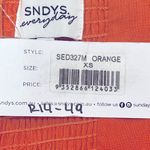NWT SNDYS Serena Mini Dress in Orange, size XS Photo 5