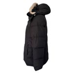 LL Bean Black Hooded Puffer Coat, Size M Size M Photo 1