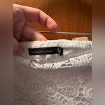 Abercrombie & Fitch White Floral Lace Pencil Skirt Photo 1