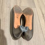 Salvatore Ferragamo  Vintage Block Heel Pump Bronze Metallic Size 8.5 AAA‎ Photo 6