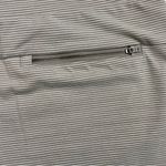 Athleta  Skort Shorts Midtown Athletic Exercise Golf Striped Pockets Grey White Photo 7