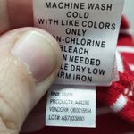 Appleseed's Women's Size XL Red White Striped Short Sleeve Cotton Polo Shirt Photo 5