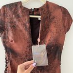 House Of CB NWT Daphne Lace Up Mini Dress Photo 6