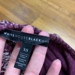 White House | Black Market Purple Chevron Knit Tie Back Tank Top XS Side Slits Photo 3