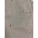 J.Crew  Chino Critter cargo pant, embroidered Fox, preppy, playful pants. size 6 Photo 13