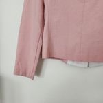 American Vintage Vintage M Company Pink Blazer One Button Fold Over Collar Should Pad Suit Coat S Photo 7