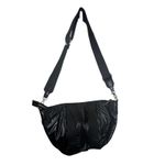 ZARA Black Padded Technical Fabric Tote Bag with Crossbody Strap Lightweight Photo 1