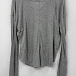 Free People FP Movement Ribbed Cutout Long Sleeve Top Grey Size XS Photo 0