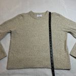 Old Navy  Crewneck Gold Sparkle Knit Sweater Size L Cozy Holidays Party Casual Photo 7