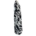 Rachel Zoe NWOT Linen Maxi Dress S Kaftan Black White Abstract Print Pockets Photo 4