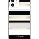 Kate Spade Striped iPhone 12/iPhone 12 Pro Case Photo 0