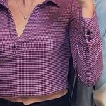 ZARA Patterned Long Sleeve Top Photo 3