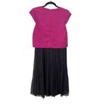 Banana Republic  Pleated Cap Sleeve‎ Midi Dress Sz4 Photo 1