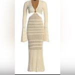 JLUXLABEL  White Maxi Knit Skirt Photo 3