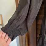 Altar'd State Altar’d State Shiny Black Dress Photo 4