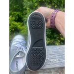 Converse All Star Chuck Taylor silver metallic low top sneakers, women's size 7 Photo 3