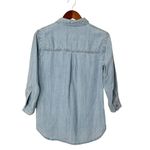 Rails Womens Ingrid Studded Button Down Chambray Shirt Size Small Long Sleeve Photo 9