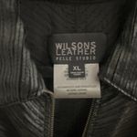 wilson's leather Vintage Wilsons Pelle‎ Studio Soft Black Leather Jacket Coat Womens XL Lined Photo 1