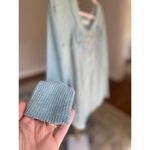 We The Free People Henley Waffle Knit Top Cottagecore Boho Soft Girl Buttery y2k Photo 2
