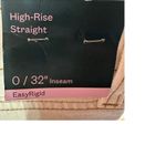 Wild Fable  High Rise Straight Leg Jeans with Frayed Hem Off White EasyRigid Photo 3