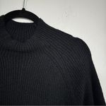 Abercrombie & Fitch Black Long Sleeve Sweater Dress Womens M Mini Fall Cozy Photo 2