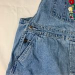 Route 66  size large denim shortalls floral embroidery vintage y2k boho cottage Photo 4